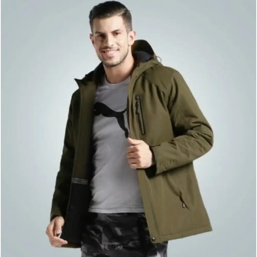 Doudoune Chauffante Unie Avec Manches | Iwarm+™ |