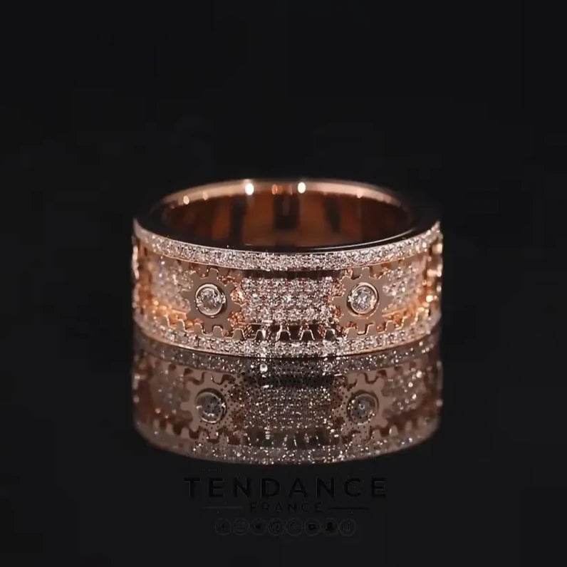 Eternity | Bague Rouages Du Temps Couleur Or Rose (Edition Limitée 100 Exemplaires)