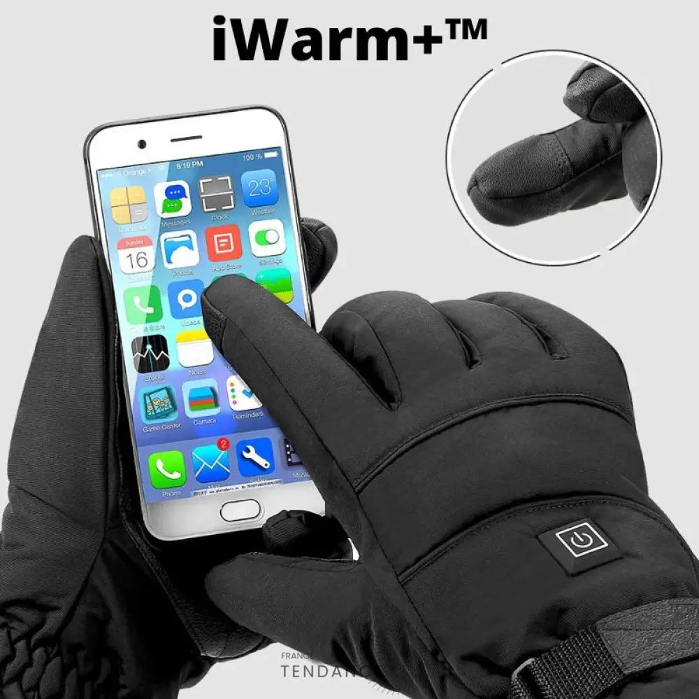 Gants électriques Chauffants Iwarm+™ | Double Batterie