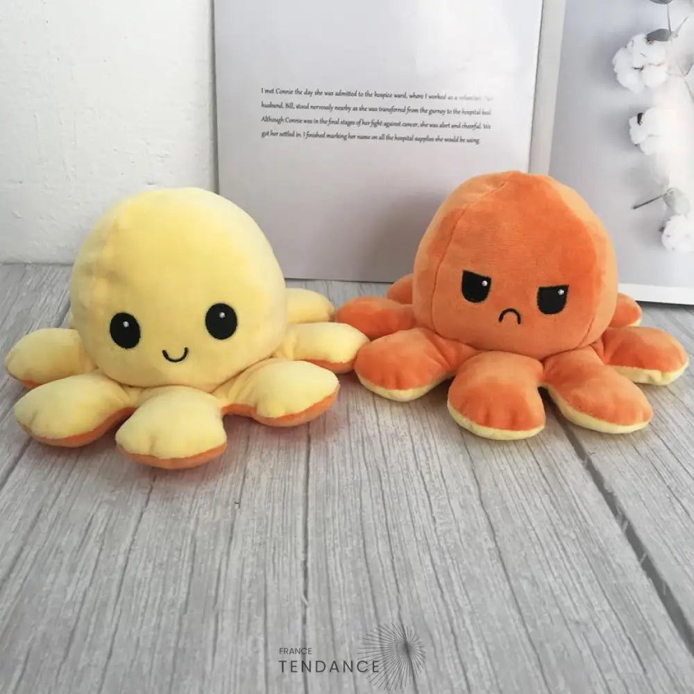 Peluche Pieuvre Réversible - Indicateur D’humeur |