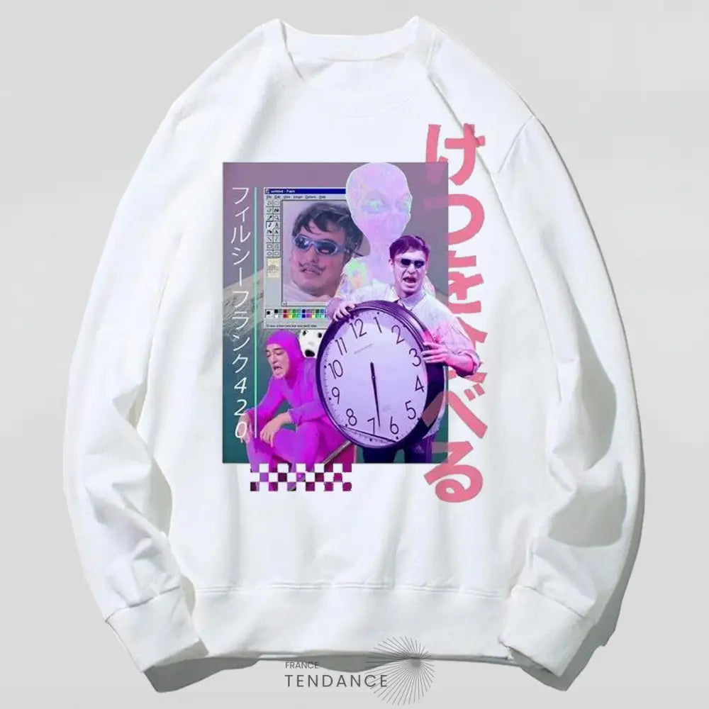 Sweat Time Travel vaporwave | France-Tendance