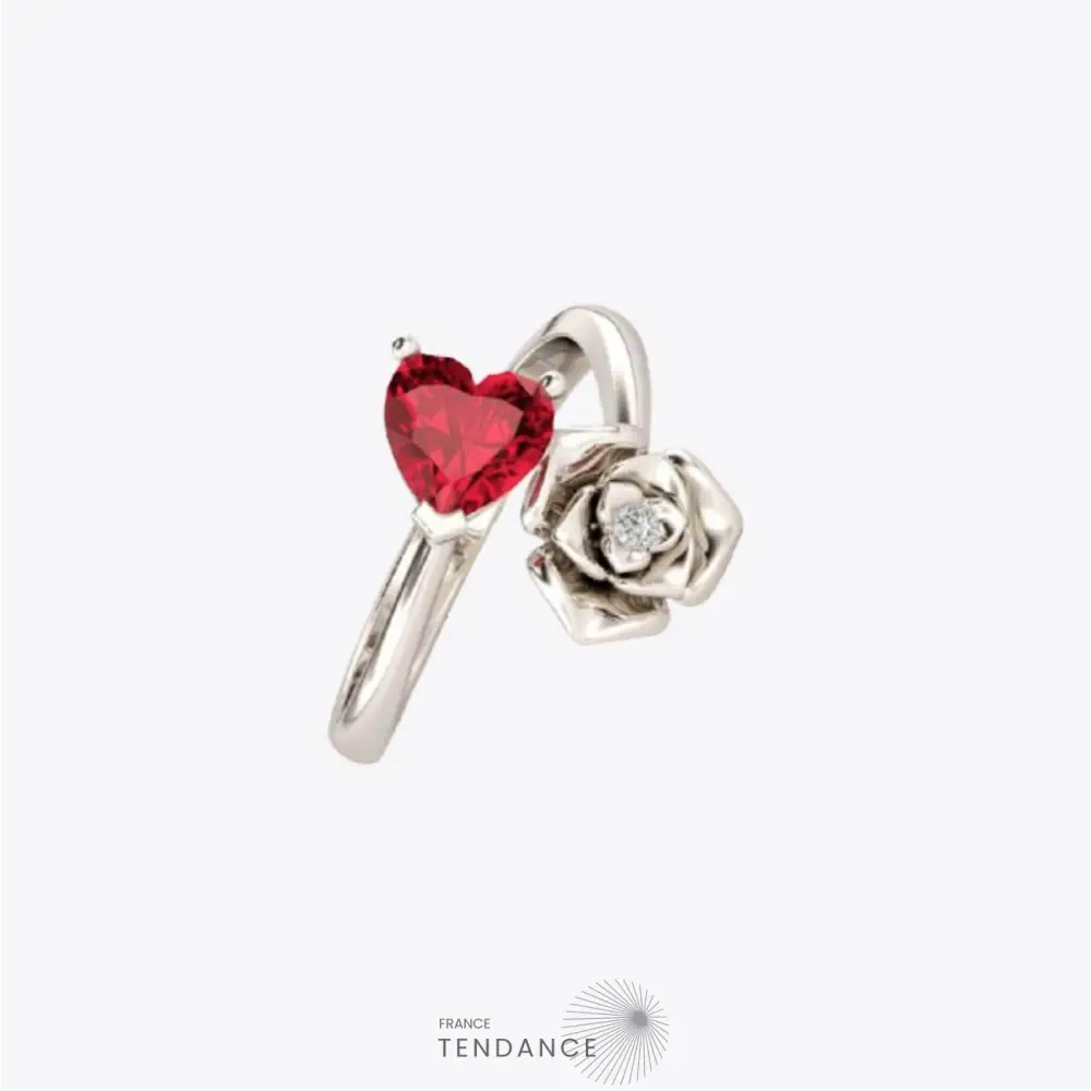 Bague Coeur De Rose | France-Tendance