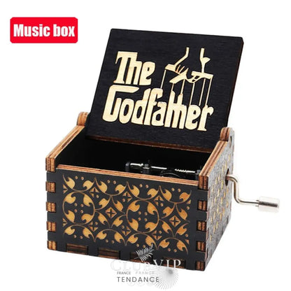 Boîtes à Musique En Bois Naturel | Cinéma Mangas Jeux Vidéos