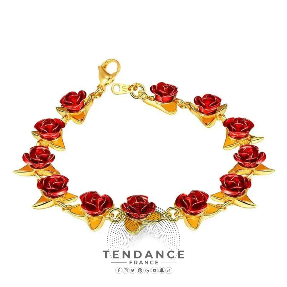 Bracelet 12 Roses | France-Tendance