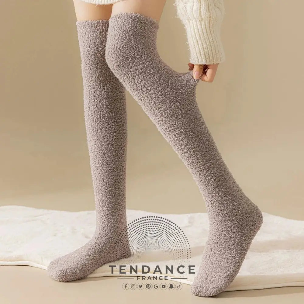 Chaussettes Montantes Chaudes & Sexy En Éponge Chaussettes-Femme