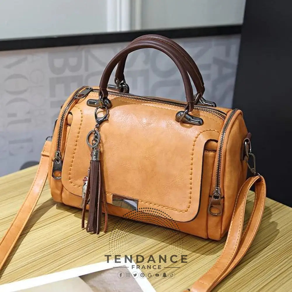 Sac élégance Camel | France-Tendance