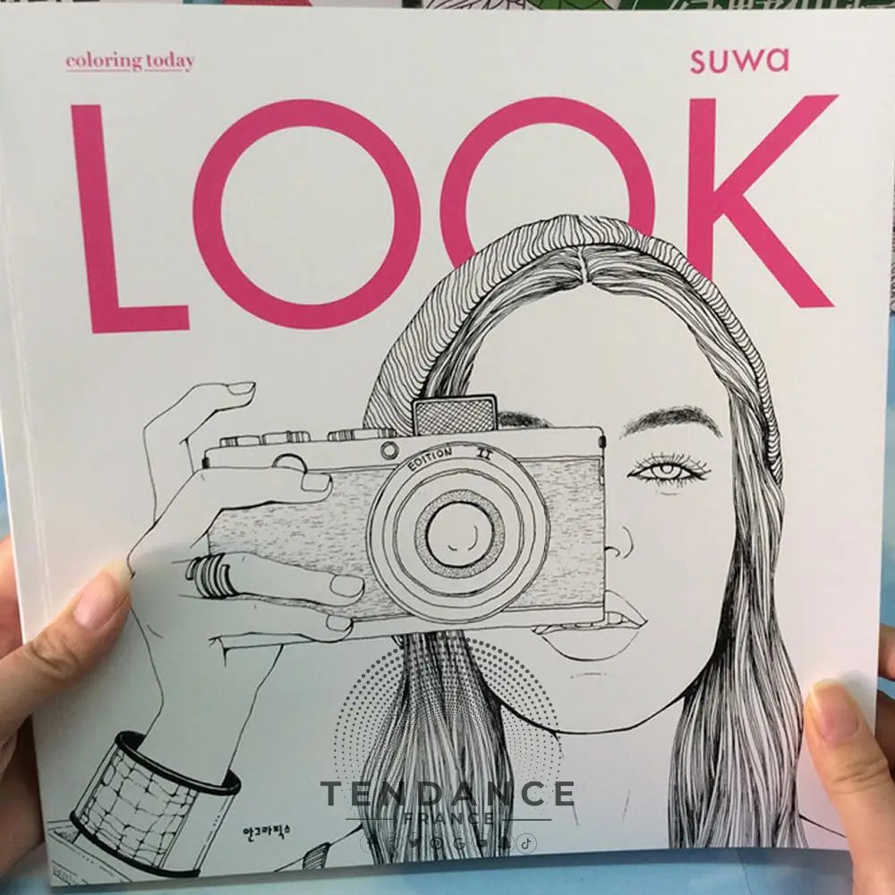 Livre De Coloriage Pour Adultes look | France-Tendance