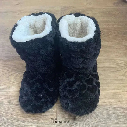 Pantoufles Montantes Fourées Ultra-Cocooning