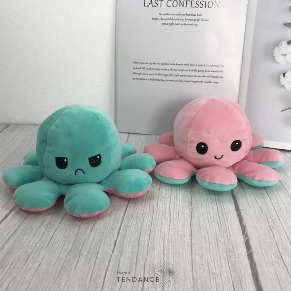 Peluche Pieuvre Réversible - Indicateur D’humeur |