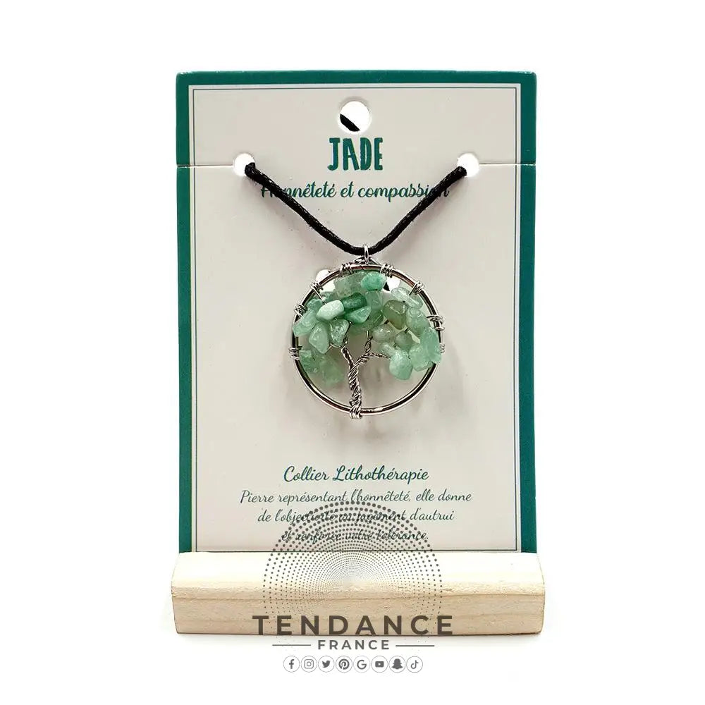 Pendentif Lithothérapie arbre De Vie Ou sphère |