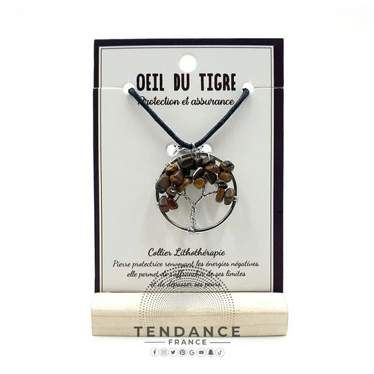 Pendentif Lithothérapie arbre De Vie Ou sphère |