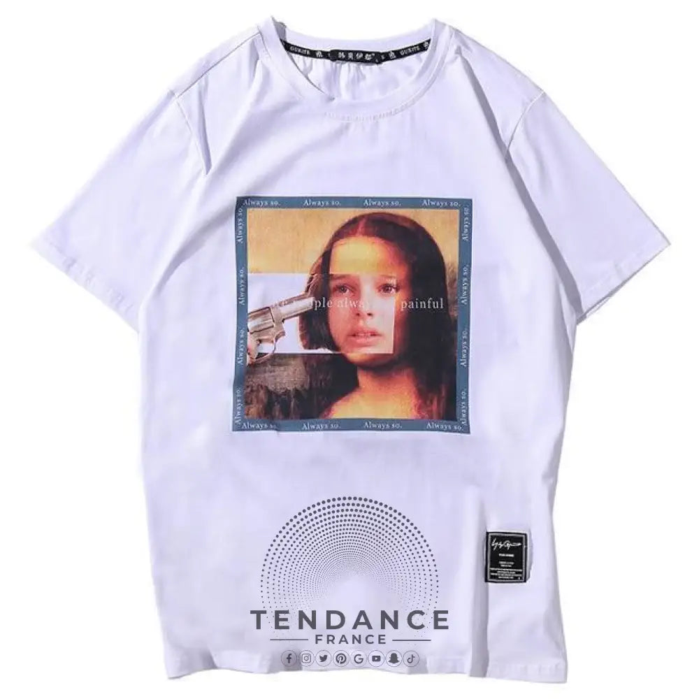 T-shirt Mona Lisa x Gun™ | France-Tendance
