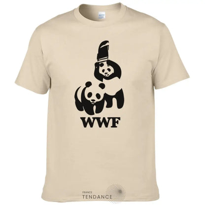 T-shirt Panda | Parodie Wwf | France-Tendance