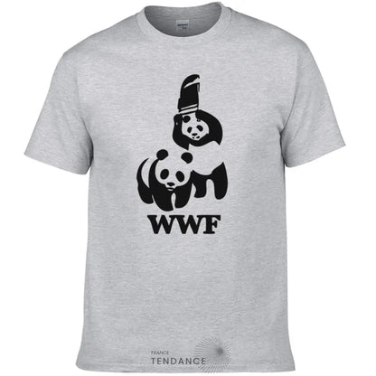 T-shirt Panda | Parodie Wwf | France-Tendance